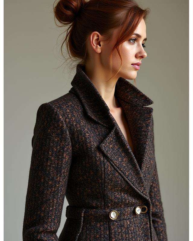 Veste en Tweed Revisité